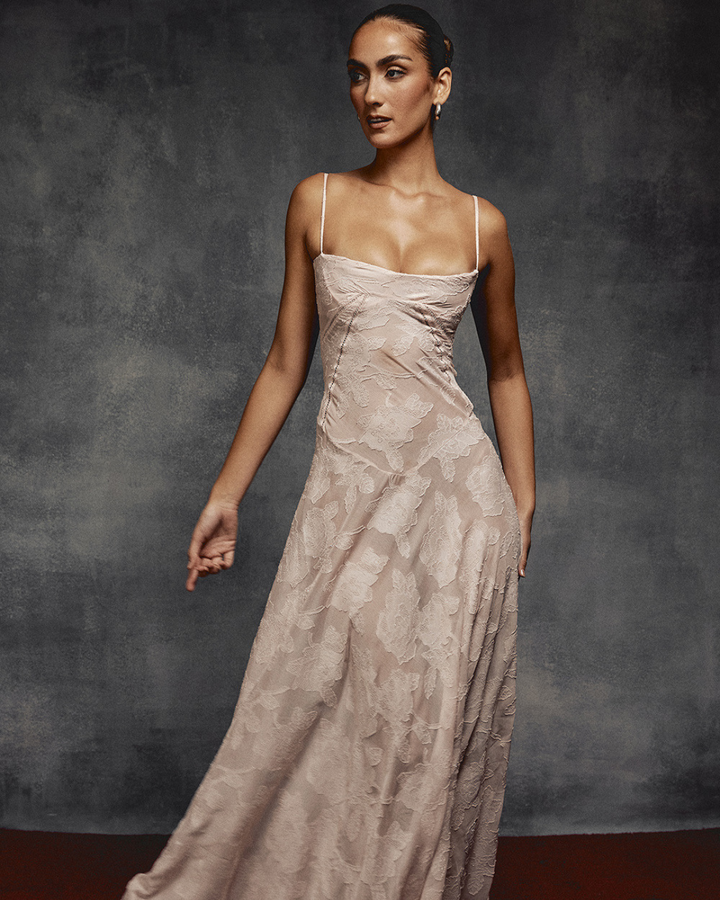 AUDREY CLASSY FLORAL LACE DRESS