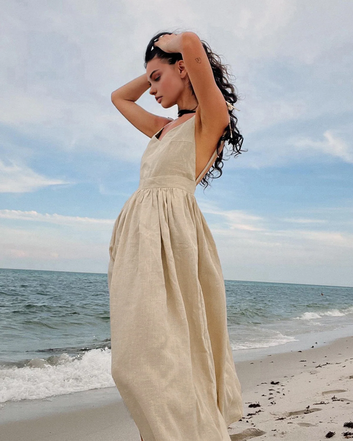 YSABELLE GRACEFUL BACKLESS MAXI