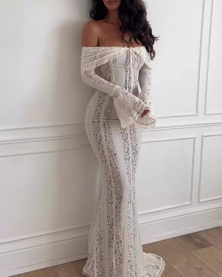 CELESTE LUXE LACE MAXI