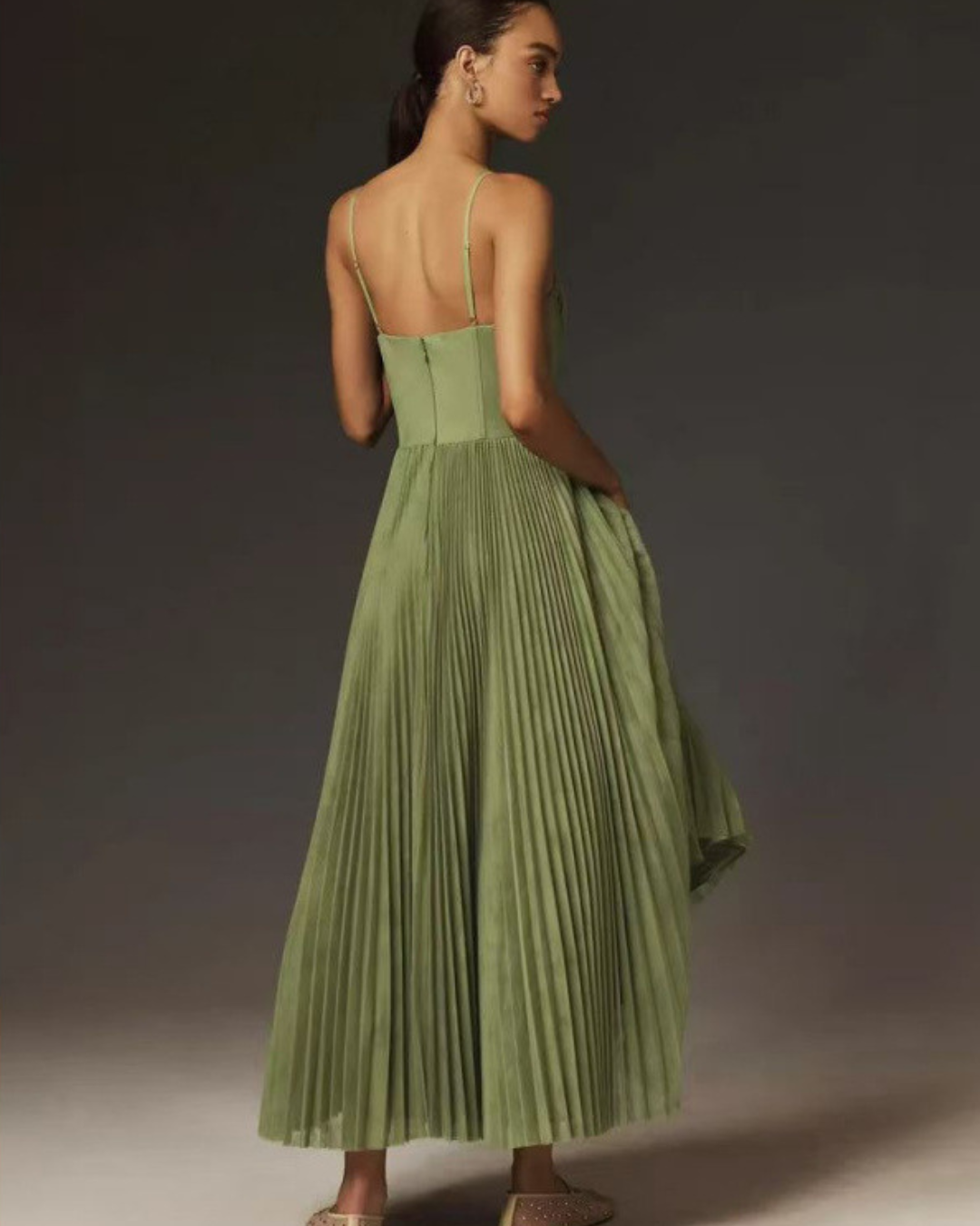 ALINA SCULPTED PLEAT DREAM DRESS