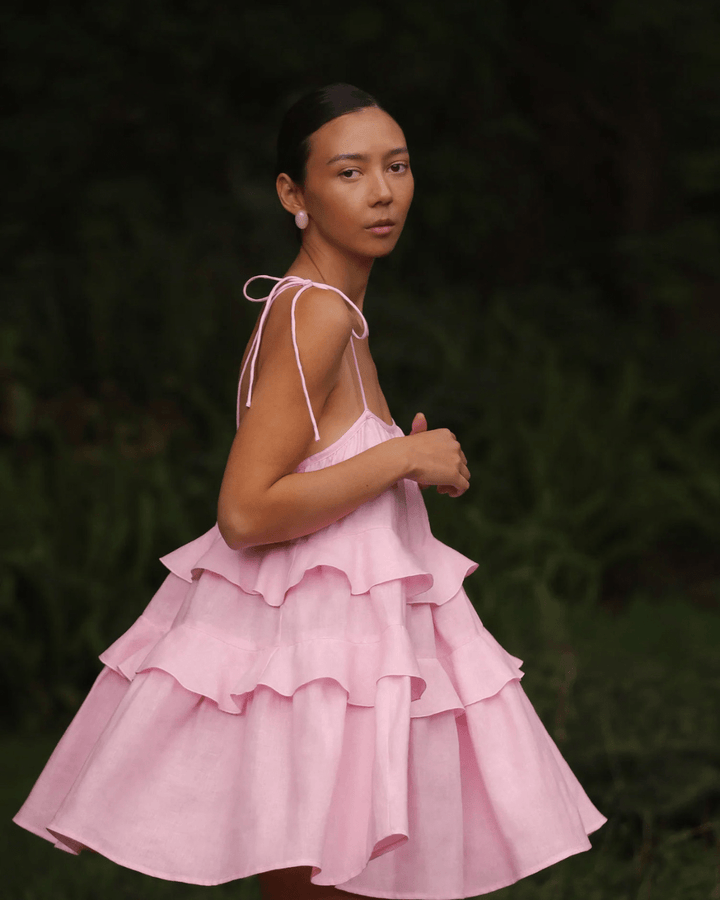 EMMA RUFFLE BLISS DRESS