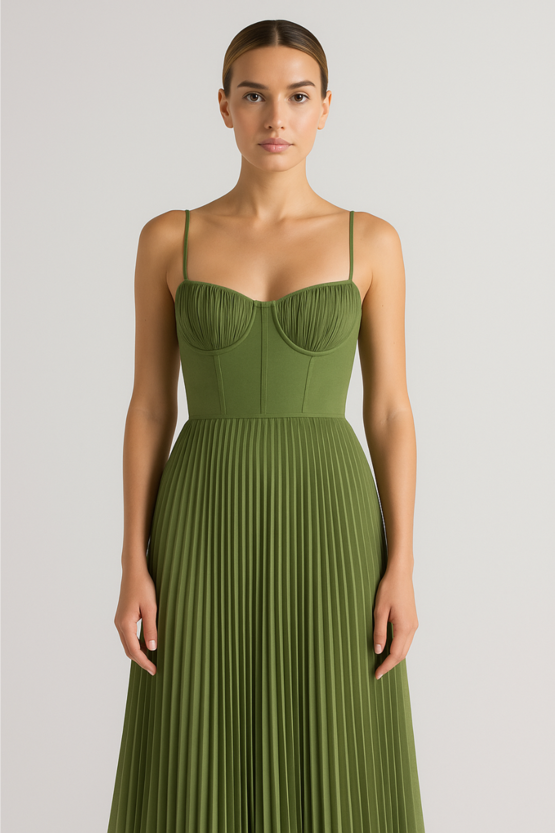 ALINA SCULPTED PLEAT DREAM DRESS