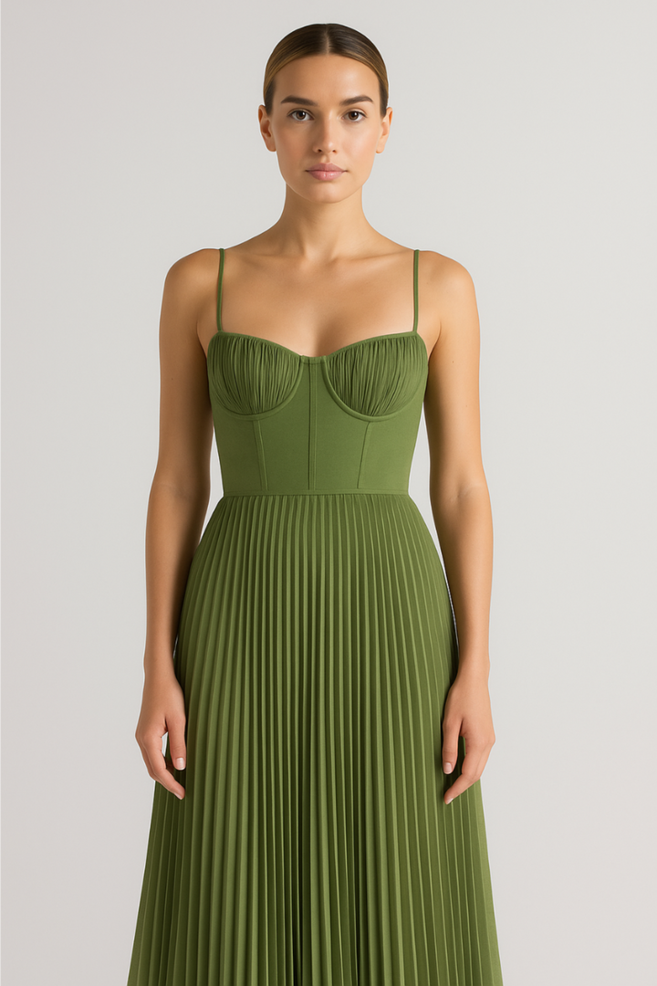 ALINA SCULPTED PLEAT DREAM DRESS