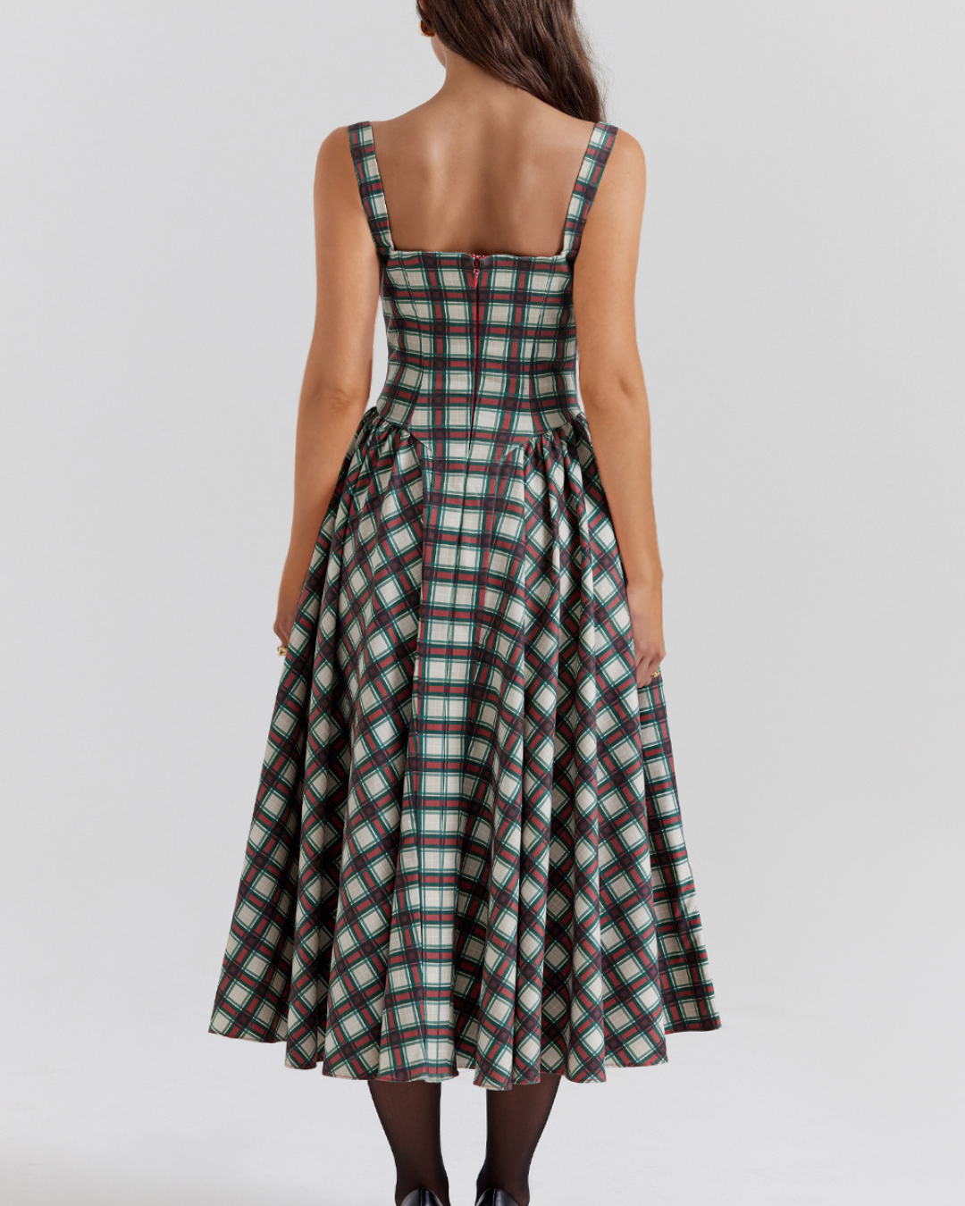 HALEY FIGURE-HUGGING LONG DRESS