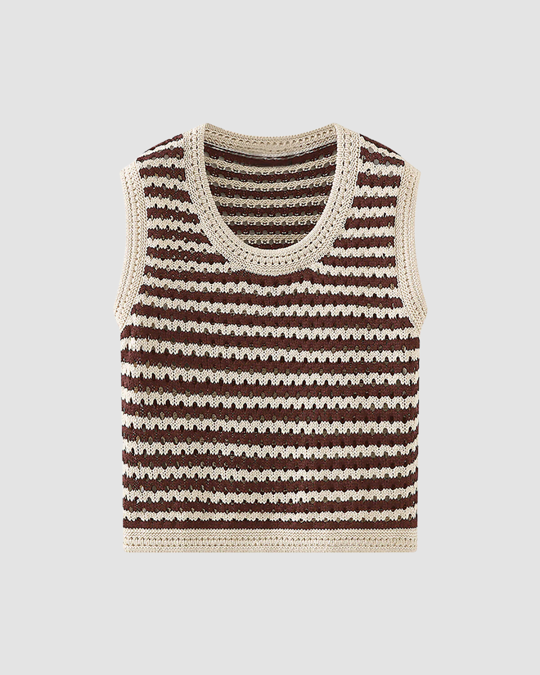 MAE CLASSIC STRIPED KNITTED TOP