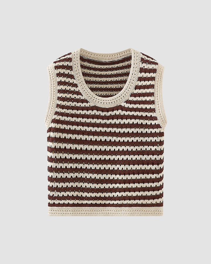 MAE CLASSIC STRIPED KNITTED TOP