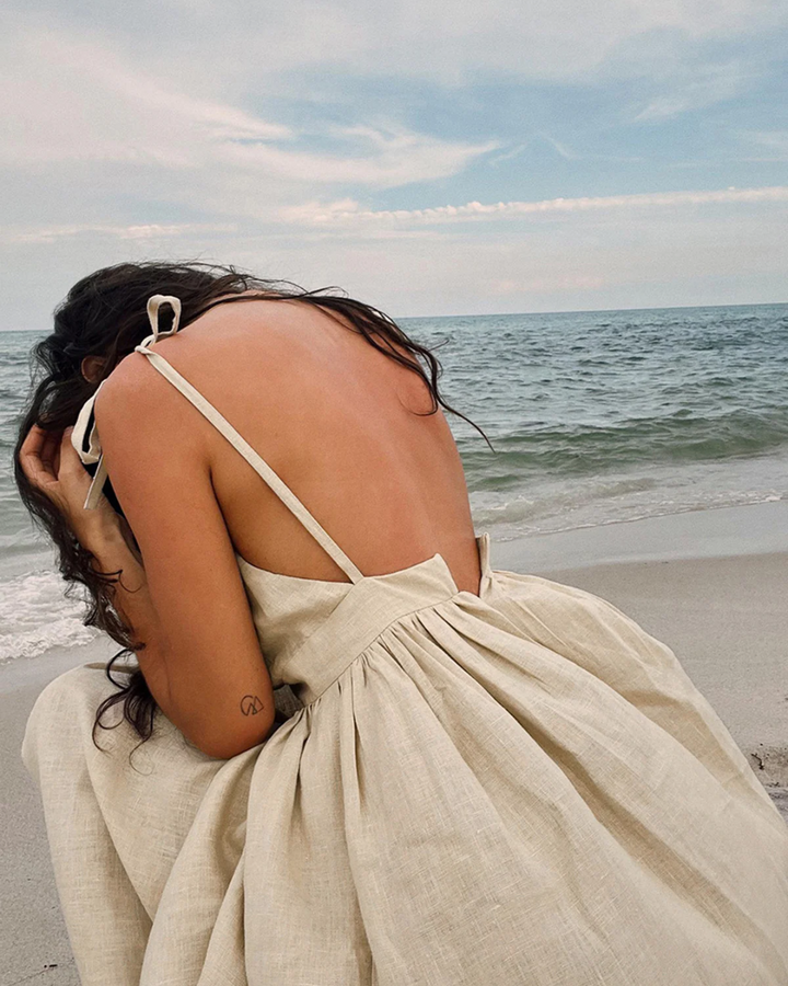 YSABELLE GRACEFUL BACKLESS MAXI