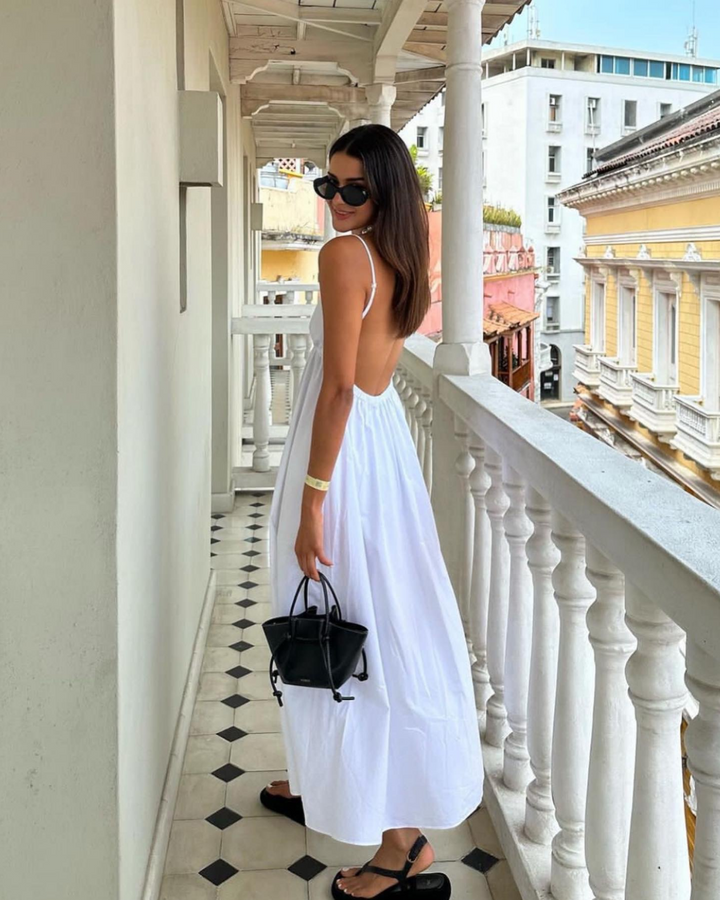LARA CHIC BACKLESS LONG DRESS
